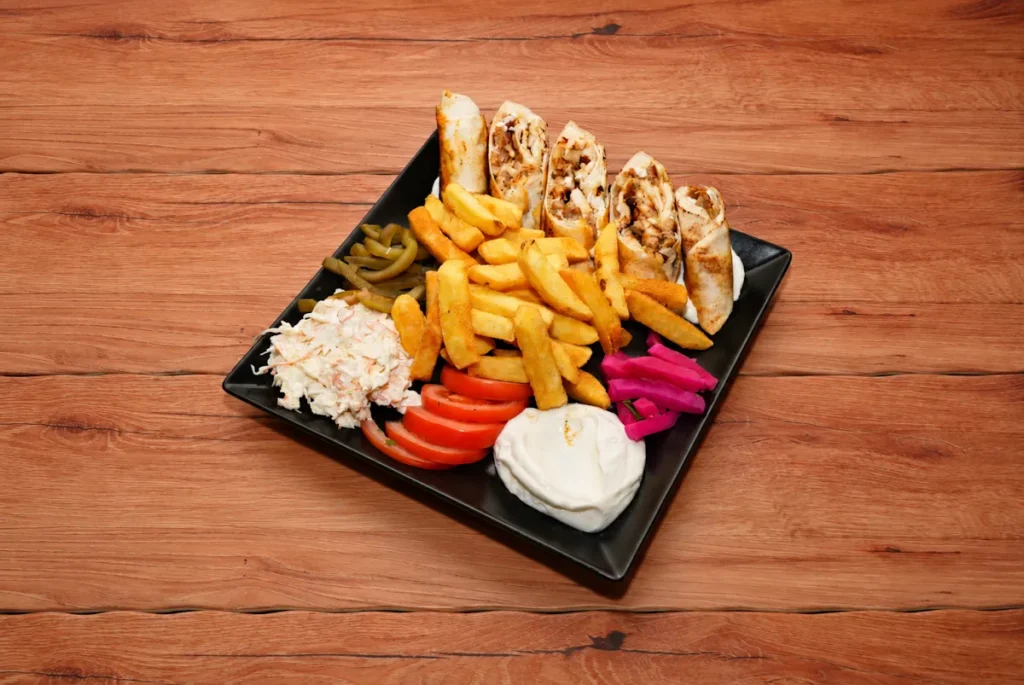 Schawarma Teller Arabic Poulet | Hallo Beirut Zürich
